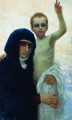 Madonna con el niño 1896 Ilya Repin